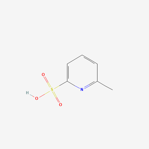 6-METHYLPYRIDINE-2-SULFONIC ACID (CAS: 18615-99-1) - Chemical Structure and Molecular Formula 