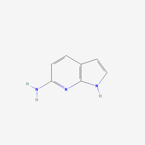 6-NITRO-1H-PYRROLO[2,3-B]PYRIDINE (CAS: 145901-11-7) - Chemical Structure and Molecular Formula 