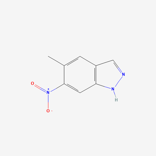 6-NITRO-5-METHYL (1H)INDAZOLE chemical structure 6-NITRO-5-METHYL (1H)INDAZOLE (CAS: 72521-00-7) - Chemical Structure and Molecular Formula
