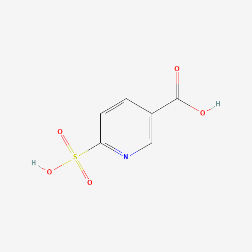 6-SULFONICOTINIC ACID (CAS: 17624-03-2) - Chemical Structure and Molecular Formula 