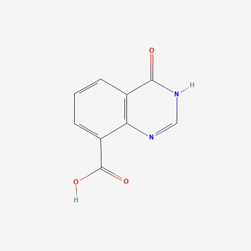 8-Quinazolinecarboxylic acid,3,4-dihydro-4-oxo- (CAS: 19181-77-2) - Chemical Structure and Molecular Formula 
