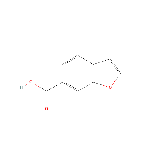 benzofuran-6-carboxylic acid (CAS: 77095-51-3) - Chemical Structure and Molecular Formula 