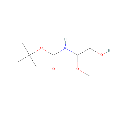 Carbamic acid,(2-hydroxy-1-methoxyethyl)-,1,1-dimethylethyl ester (9CI) (CAS: 113525-88-5) - Related Chemical Product