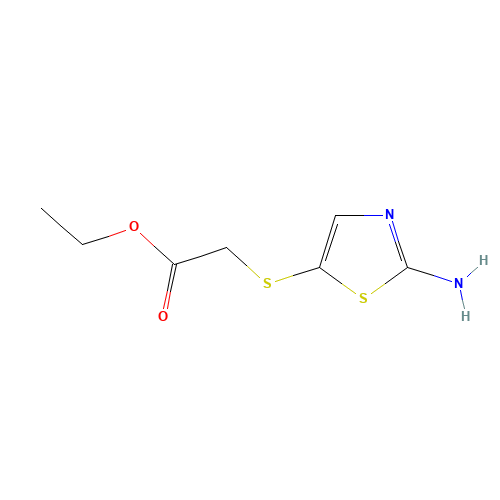ethyl 2-(2-aminothiazol-5-ylthio)acetate (CAS: 859522-19-3) - Related Chemical Product