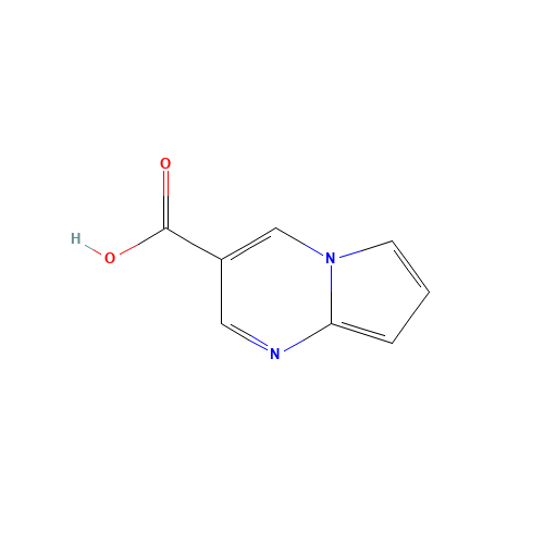 H-pyrrolo[1,2-a]pyrimidine-3-carboxylic acid (CAS: 112766-33-3) - Chemical Structure and Molecular Formula 