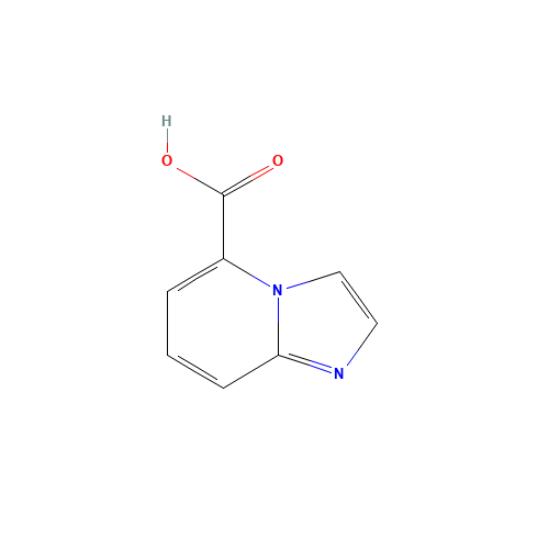 Imidazo[1,2-a]pyridine-5-carboxylic acid (9CI) (CAS: 479028-72-3) - Chemical Structure and Molecular Formula 