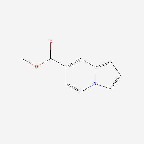 methyl indolizine-7-carboxylate (CAS: 887602-89-3) - Chemical Structure and Molecular Formula 
