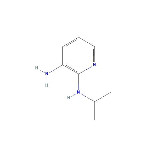 N2-isopropylpyridine-2,3-diamine (CAS: 24188-40-7) - Chemical Structure and Molecular Formula 