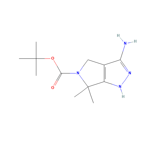 TERT-BUTYL 3-AMINO-6,6-DIMETHYL-4,6-DIHYDROPYRROLO[3,4-C]PYRAZOLE-5(1H)-CARBOXYLATE (CAS: 398491-61-7) - Related Chemical Product