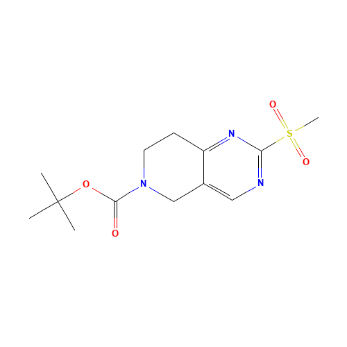 TERT-BUTYL 7,8-DIHYDRO-2-(METHYLSULFONYL)PYRIDO[4,3-D]PYRIMIDINE-6(5H)-CARBOXYLATE (CAS: 259809-79-5) - Related Chemical Product