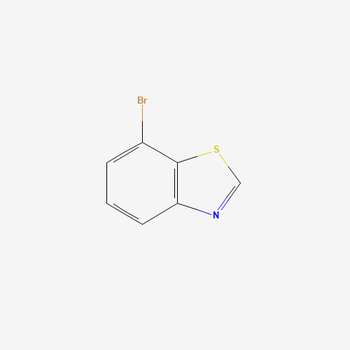 Benzothiazole,7-bromo-(7CI,8CI) (CAS: 767-70-4) - Chemical Structure and Molecular Formula 