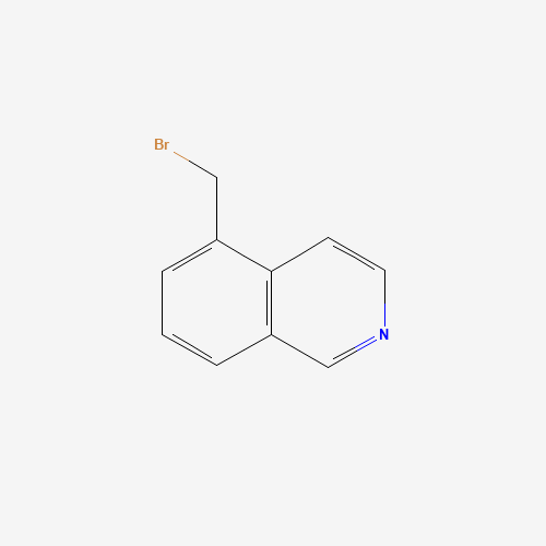 Isoquinoline,5-(bromomethyl)-(9CI) (CAS: 158654-74-1) - Chemical Structure and Molecular Formula 