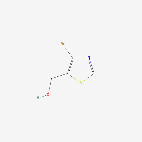 (4-BROMOTHIAZOL-5-YL)METHANOL (CAS: 262444-15-5) - Chemical Structure and Molecular Formula 