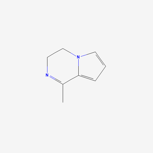 1-METHYL-3,4-DIHYDROPYRROLO[1,2-A]-PYRAZINE (CAS: 64608-66-8) - Chemical Structure and Molecular Formula 
