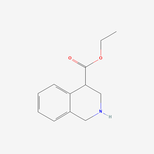 ETHYL 1,2,3,4-TETRAHYDROISOQUINOLINE-4-CARBOXYLATE (CAS: 46389-19-9) - Chemical Structure and Molecular Formula 