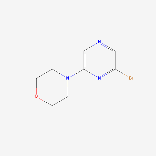 2-BROMO-6-MORPHOLINOPYRAZINE chemical structure 2-BROMO-6-MORPHOLINOPYRAZINE (CAS: 848841-62-3) - Chemical Structure and Molecular Formula