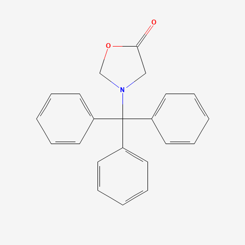 3-Trityl-5-oxazolidinone (CAS: 115011-73-9) - Chemical Structure and Molecular Formula 