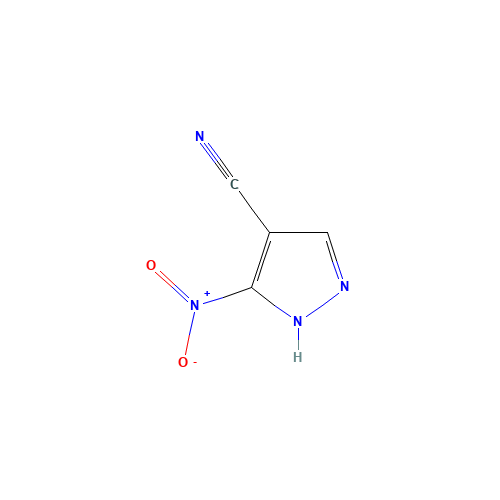 1H-Pyrazole-4-carbonitrile,3-nitro-(9CI) (CAS: 39205-87-3) - Related Chemical Product