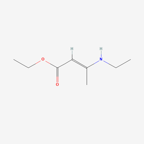 Ethyl 3-(ethylamino)crotonate (CAS: 13070-53-6) - Chemical Structure and Molecular Formula 