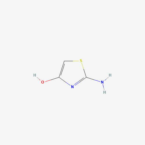 2-Amino-4-hydroxythiazole (CAS: 475661-63-3) - Chemical Structure and Molecular Formula 