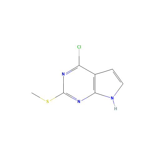 5-chloro-3-methylsulfanyl-2,4,9-triazabicyclo[4.3.0]nona-2,4,7,10-tetraene (CAS: 57564-94-0) - Related Chemical Product
