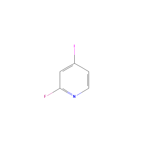 2-Fluoro-4-iodopyridine (CAS: 22282-70-8) - Chemical Structure and Molecular Formula 