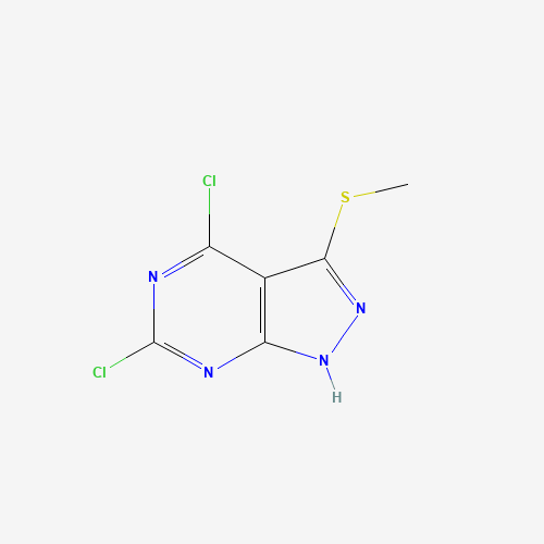 4,6-dichloro-3-(methylthio)-1H-pyrazolo[3,4-d]pyrimidine (CAS: 1037479-36-9) - Related Chemical Product