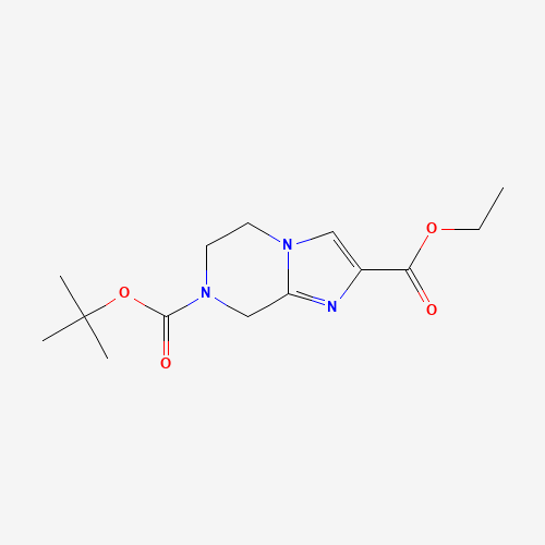 7-tert-butyl 2-ethyl 5,6-dihydroimidazo[1,2-a]pyrazine-2,7(8H)-dicarboxylate (CAS: 1053656-22-6) - Related Chemical Product