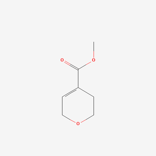 2H-Pyran-4-carboxylicacid,3,6-dihydro-,methylester(9CI) (CAS: 105772-14-3) - Chemical Structure and Molecular Formula 