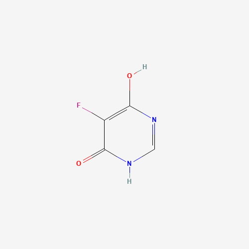 5-FLUORO-PYRIMIDINE-4,6-DIOL (CAS: 106615-61-6) - Chemical Structure and Molecular Formula 