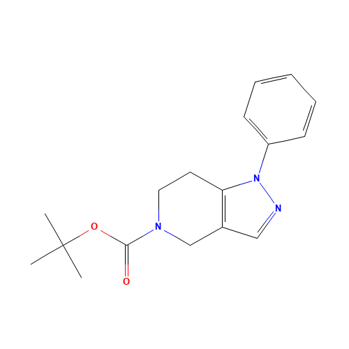 5-Boc-1-Phenyl-1,4,6,7-tetrahydropyrazolo[4,3-c]pyridine (CAS: 1075729-08-6) - Related Chemical Product