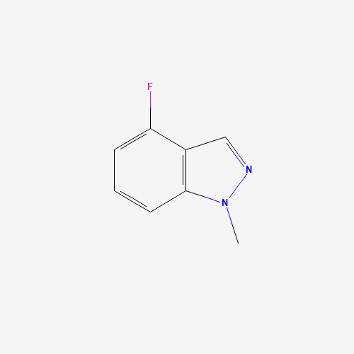 4-Fluoro-1-methylindazole chemical structure 4-Fluoro-1-methylindazole (CAS: 1092961-07-3) - Chemical Structure and Molecular Formula