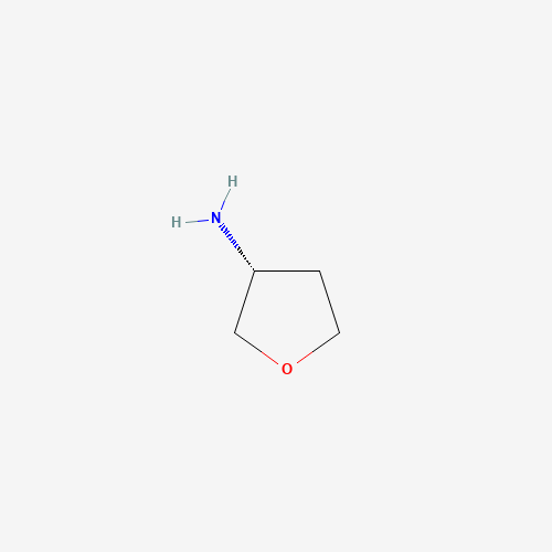 (R)-3-AMINOTETRAHYDROFURAN (CAS: 111769-26-7) - Chemical Structure and Molecular Formula 