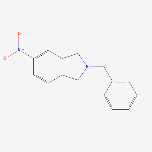 2-Benzyl-5-nitroisoindoline (CAS: 127168-68-7) - Chemical Structure and Molecular Formula 