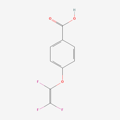 Benzoic acid,4-[(1,2,2-trifluoroethenyl)oxy]- (CAS: 134151-66-9) - Chemical Structure and Molecular Formula 