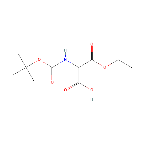 2-(N-BOC-AMINO)MALONIC ACID MONOETHYL ESTER (CAS: 137401-45-7) - Related Chemical Product