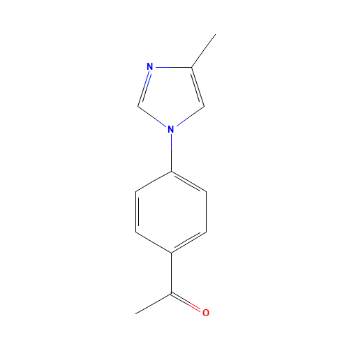 1-(4-(4-Methyl-1H-imidazol-1-yl)phenyl)ethanone (CAS: 142161-53-3) - Related Chemical Product