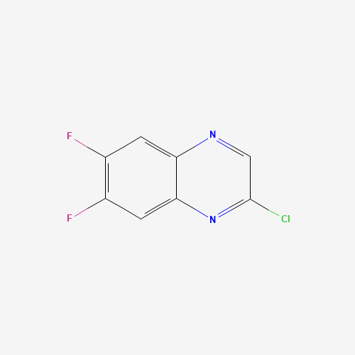 2-chloro-6,7-difluoroquinoxaline (CAS: 143007-15-2) - Chemical Structure and Molecular Formula 