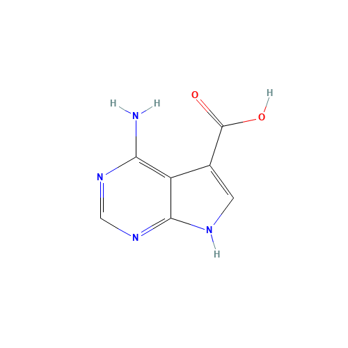 4-amino-7H-pyrrolo[2,3-d]pyrimidine-5-carboxylic acid (CAS: 1488-48-8) - Related Chemical Product