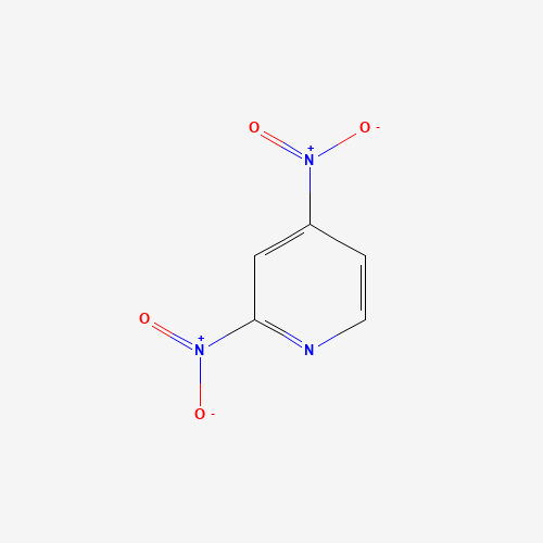 2,4-DINITROPYRIDINE (CAS: 14916-61-1) - Chemical Structure and Molecular Formula 