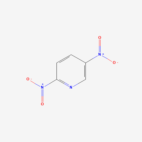 2,5-DINITROPYRIDINE (CAS: 15009-92-4) - Chemical Structure and Molecular Formula 