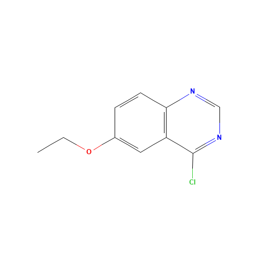 4-CHLORO-6-ETHOXY-QUINAZOLINE (CAS: 155960-92-2) - Chemical Structure and Molecular Formula 