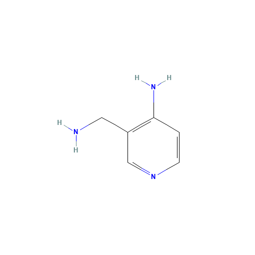 3-(aminomethyl)pyridin-4-amine (CAS: 158531-09-0) - Chemical Structure and Molecular Formula 
