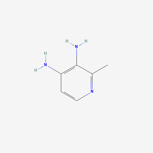 2-methylpyridine-3,4-diamine (CAS: 15931-19-8) - Chemical Structure and Molecular Formula 