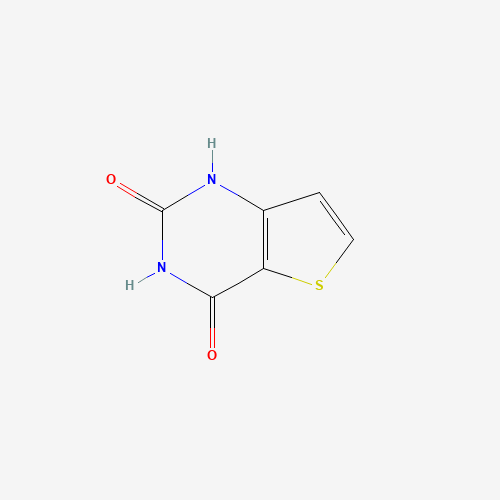 1,3-Dihydrothiopheno[3,2-d]pyrimidine-2,4-dione (CAS: 16233-51-5) - Chemical Structure and Molecular Formula 