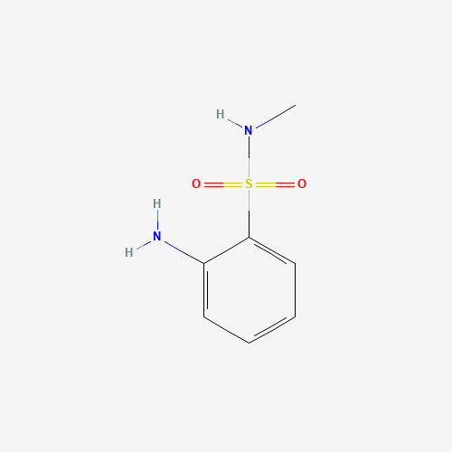 2-AMINO-N-METHYLBENZENESULFONAMIDE (CAS: 16288-77-0) - Chemical Structure and Molecular Formula 