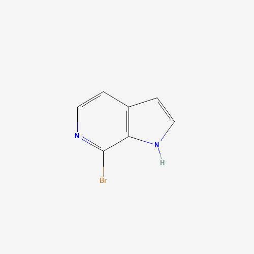7-BROMO-1H-PYRROLO[2,3-C]PYRIDINE (CAS: 165669-35-2) - Chemical Structure and Molecular Formula 