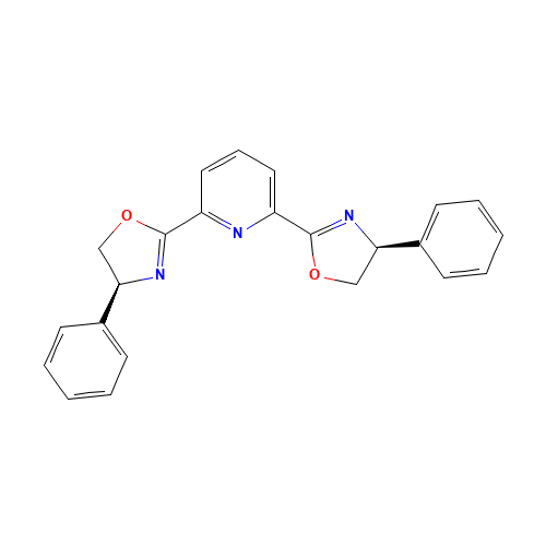 2,6-Bis[(4S)-phenyl-2-oxazolin-2-yl]pyridine (CAS: 174500-20-0) - Related Chemical Product