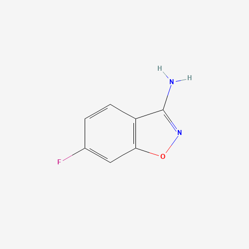 1,2-Benzisoxazol-3-amine,6-fluoro-(9CI) (CAS: 177995-38-9) - Chemical Structure and Molecular Formula 