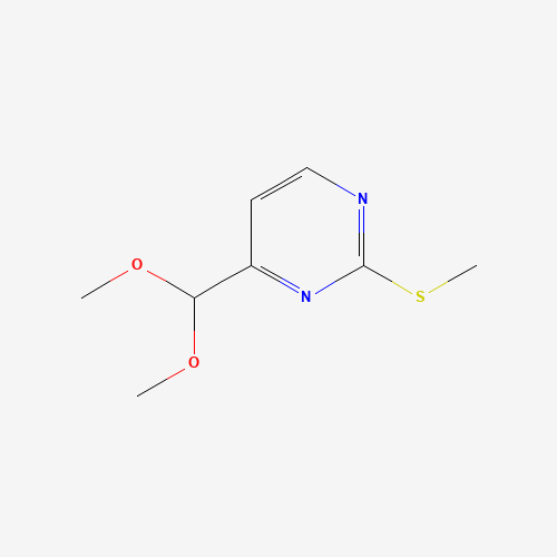 4-(Dimethoxymethyl)-2-(methylthio)-pyrimidine (CAS: 180869-36-7) - Related Chemical Product